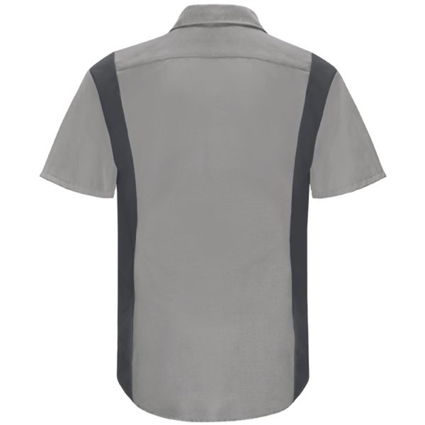 Workwear Outfitters Men's Long Sleeve Perform Plus Shop Shirt w/ Oilblok Tech Grey/Charcoal, 3XL SY32GC-RG-3XL